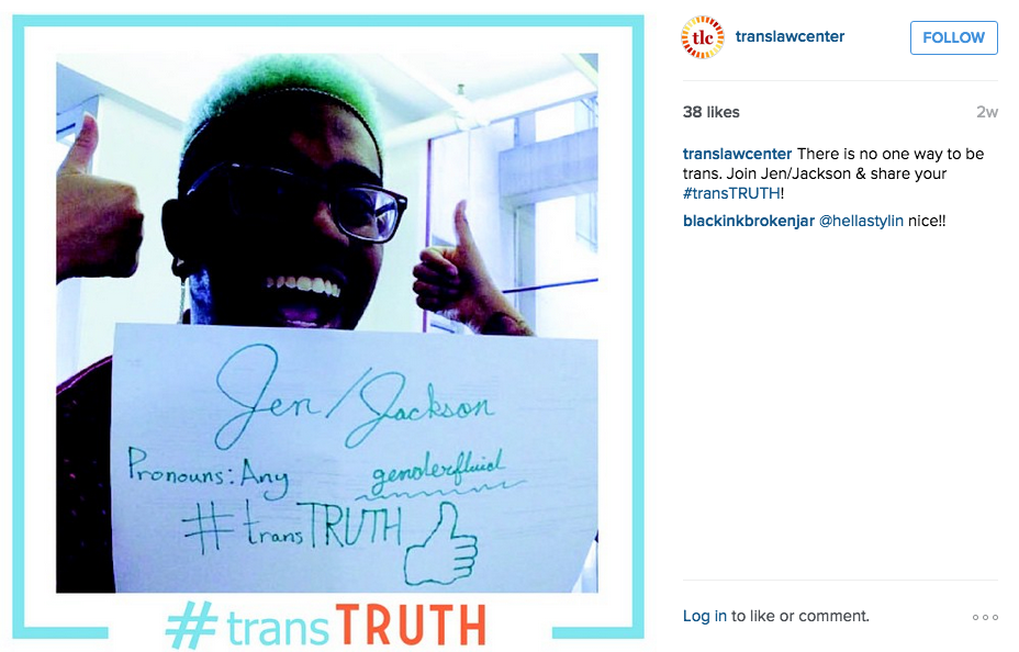 Selfie Campaign Encourages Transgender Kids to Tell Their Stories MRCTV